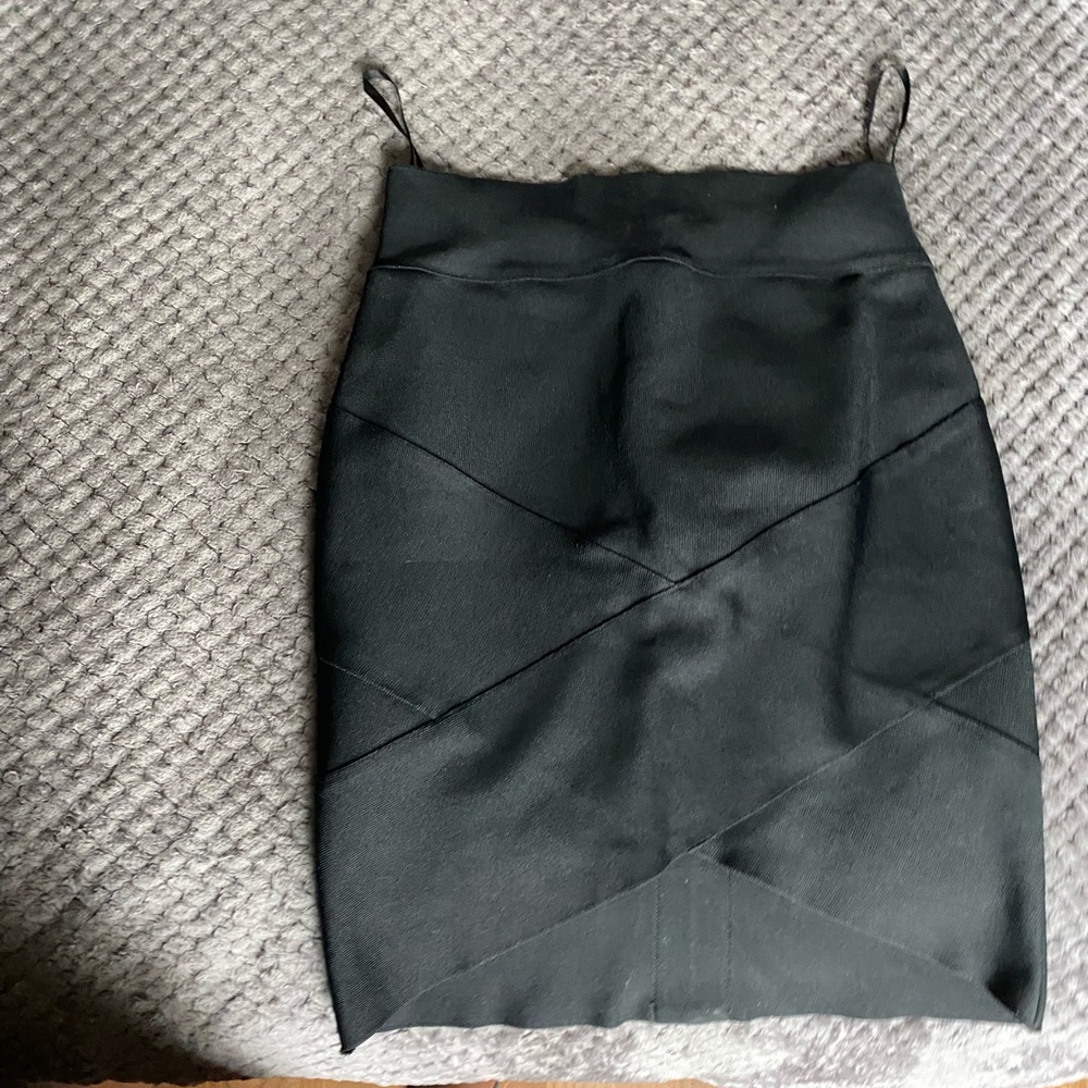 Black Bandage Mini Pencil Skirt